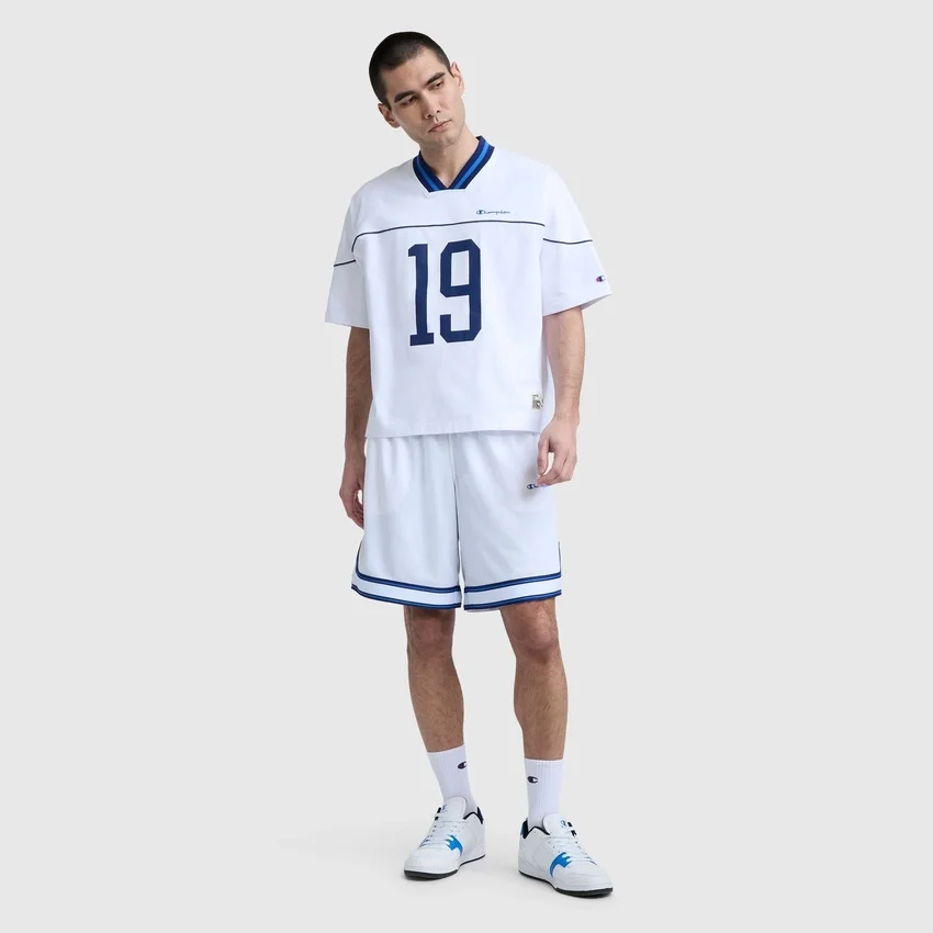 10" Gridiron Wende-Shorts, Script Logo