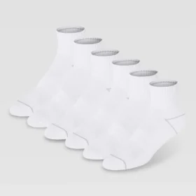 6er-Pack Damen-Cushion-Quarter-Socken