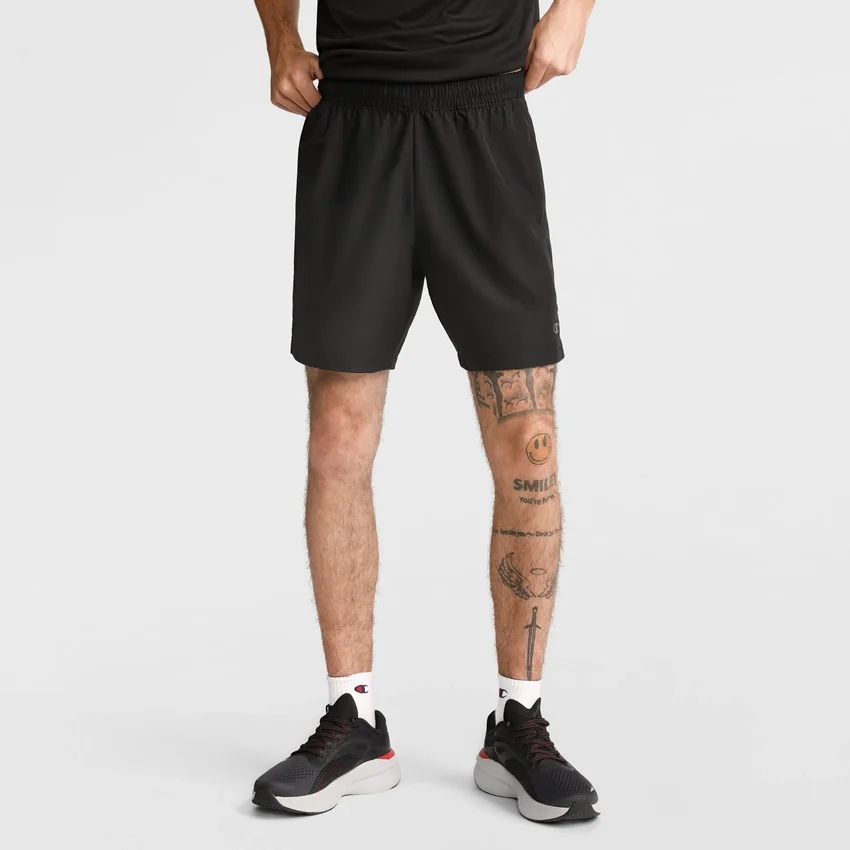7" gewebte Sportshorts