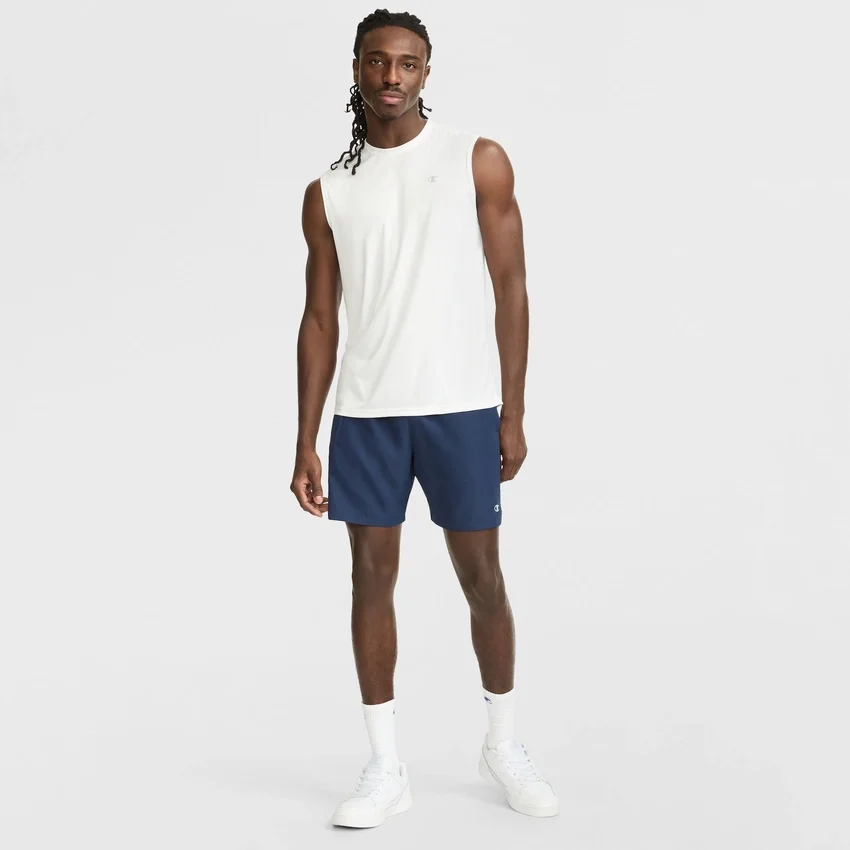 7" gewebte Sportshorts