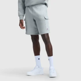 8" Fleece-Cargo-Shorts, C Logo