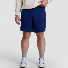 8" Fleece-Cargo-Shorts, C Logo