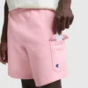 8" Fleece-Cargo-Shorts, C Logo