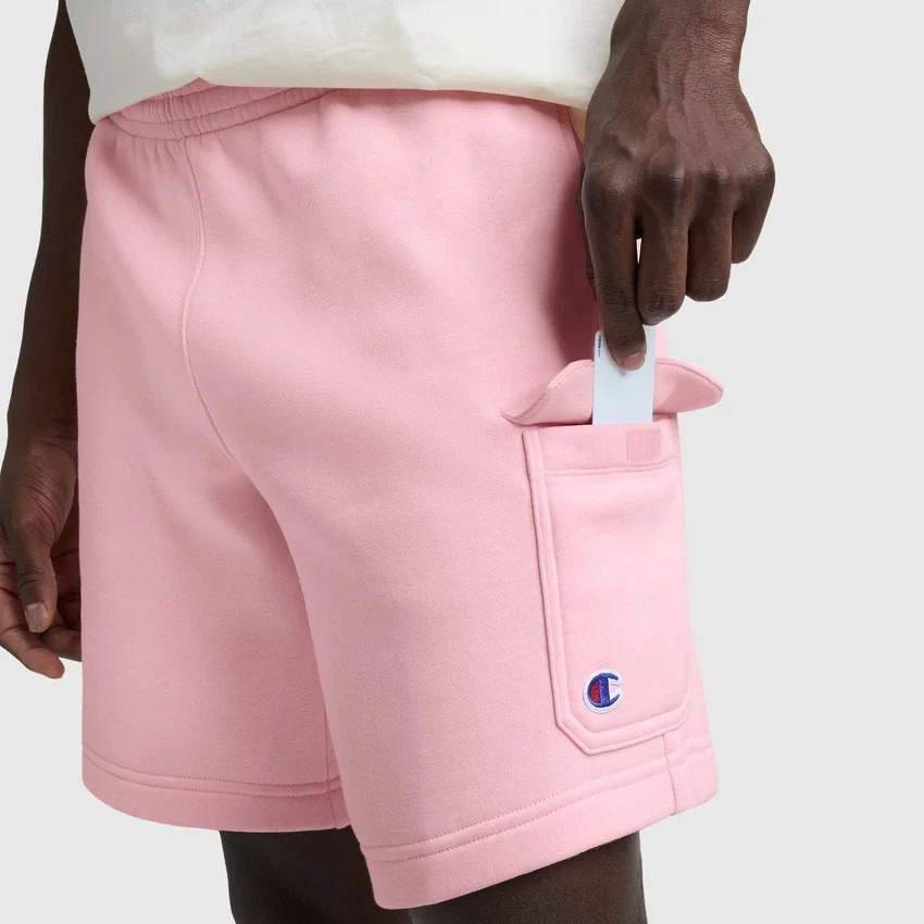 8" Fleece-Cargo-Shorts, C Logo