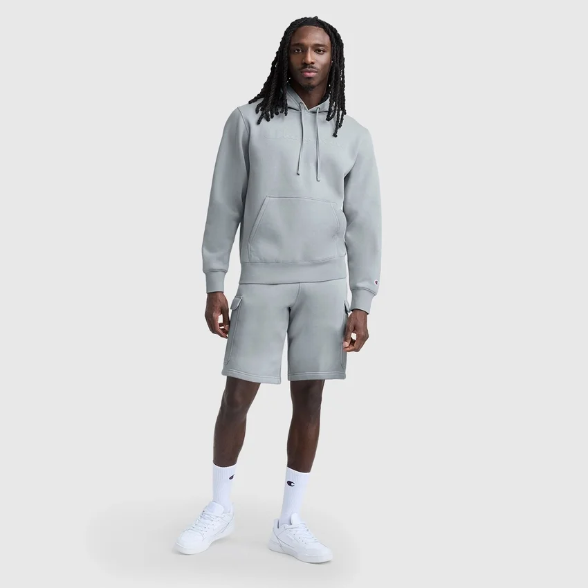 8" Fleece-Cargo-Shorts, C Logo