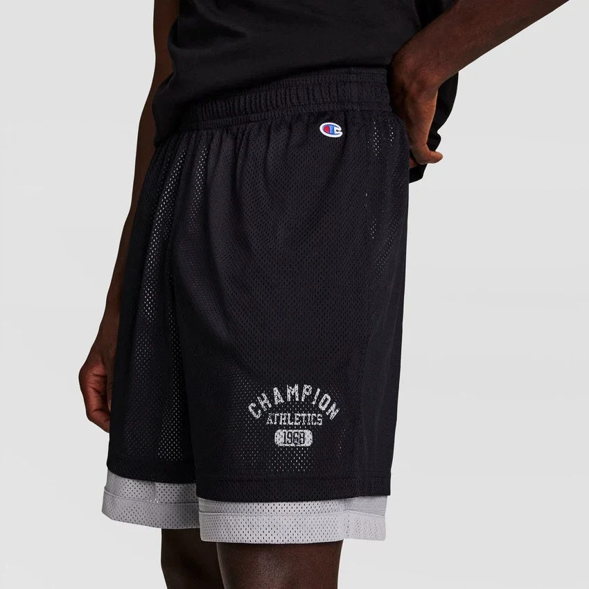 9" Gridiron Double Layer Shorts, C Logo