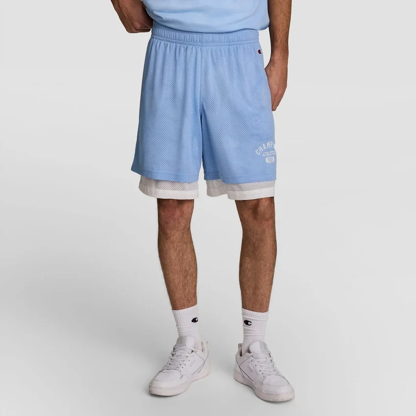 9" Gridiron Double Layer Shorts, C Logo