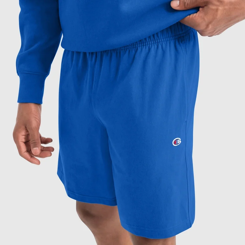9" Leichte Lounge-Shorts, C Logo-Patch