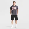 9" Leichte Lounge-Shorts, C Logo-Patch