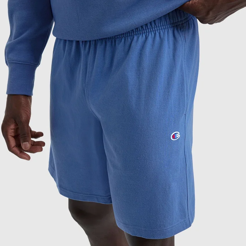 9" Leichte Lounge-Shorts, C Logo-Patch