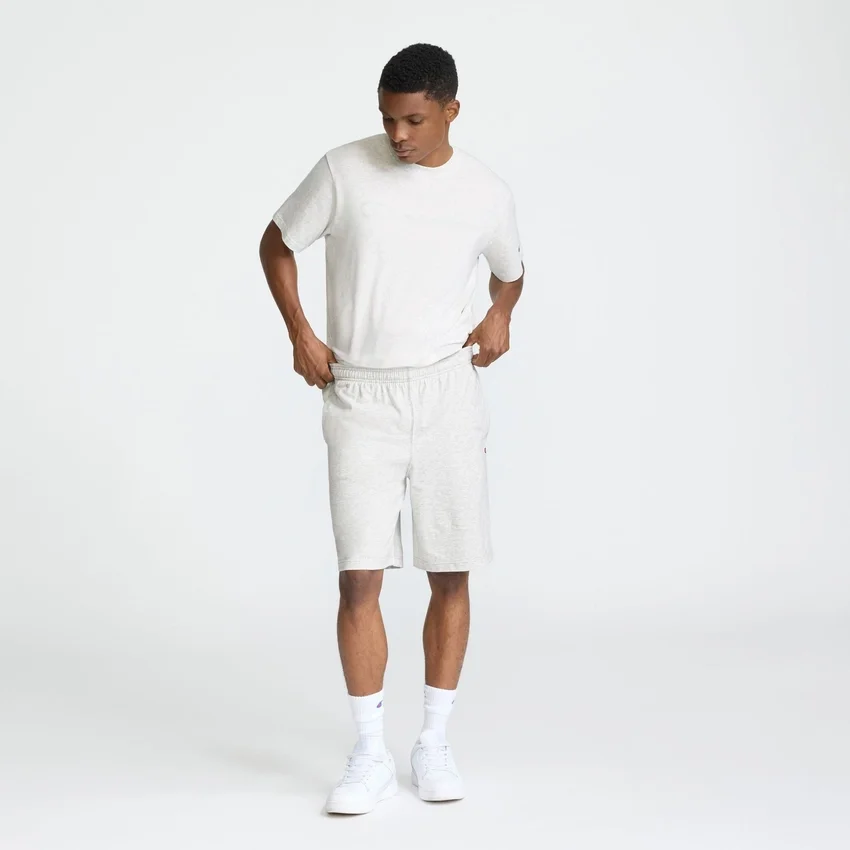 9" Leichte Lounge-Shorts, C Logo-Patch