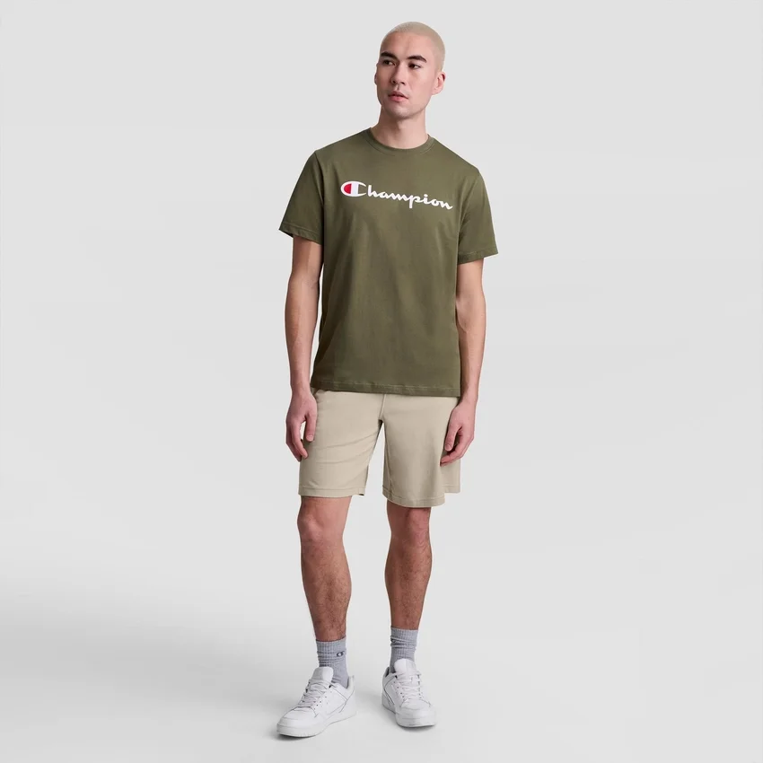 9" Leichte Lounge-Shorts, C Logo-Patch