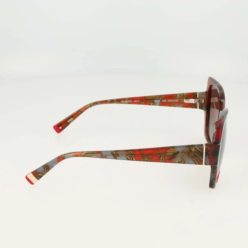 Damen-Sonnenbrille, polarisiert, Oversize, Schmetterlingsform