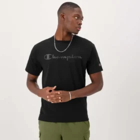 Klassisches Grafik-T-Shirt, farblich abgestimmtes Script Logo