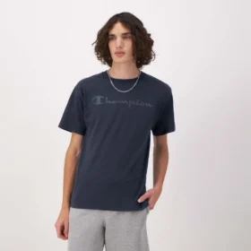 Klassisches Grafik-T-Shirt, farblich abgestimmtes Script Logo