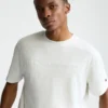 Klassisches Grafik-T-Shirt, farblich abgestimmtes Script Logo