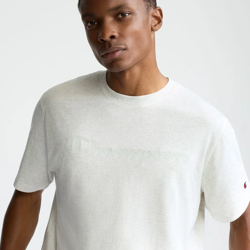 Klassisches Grafik-T-Shirt, farblich abgestimmtes Script Logo