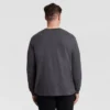 Klassisches Langarm-T-Shirt, besticktes C Logo – Big & Tall
