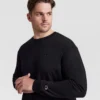 Klassisches Langarm-T-Shirt, besticktes C Logo – Big & Tall