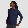 Klassisches Langarm-T-Shirt, gesticktes C Logo