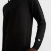 Klassisches Langarm-T-Shirt, gesticktes C Logo