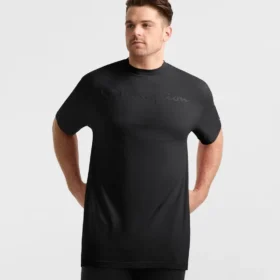 Klassisches T-Shirt mit Grafik, farblich abgestimmtes Script Logo – Big & Tall