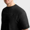 Klassisches T-Shirt mit Grafik, farblich abgestimmtes Script Logo – Big & Tall
