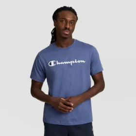 Klassisches T-Shirt mit Grafik, Script Logo