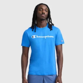Klassisches T-Shirt mit Grafik, Script Logo