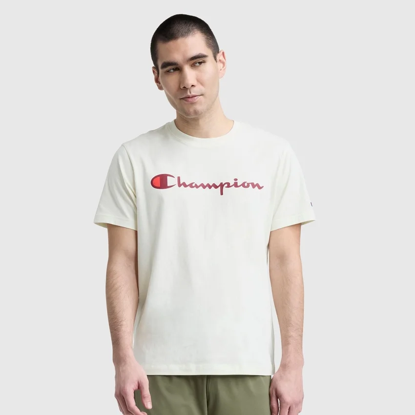 Klassisches T-Shirt mit Grafik, Script Logo