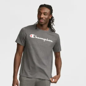 Klassisches T-Shirt mit Grafik, Script Logo