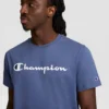 Klassisches T-Shirt mit Grafik, Script Logo
