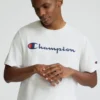 Klassisches T-Shirt mit Grafik, Script Logo