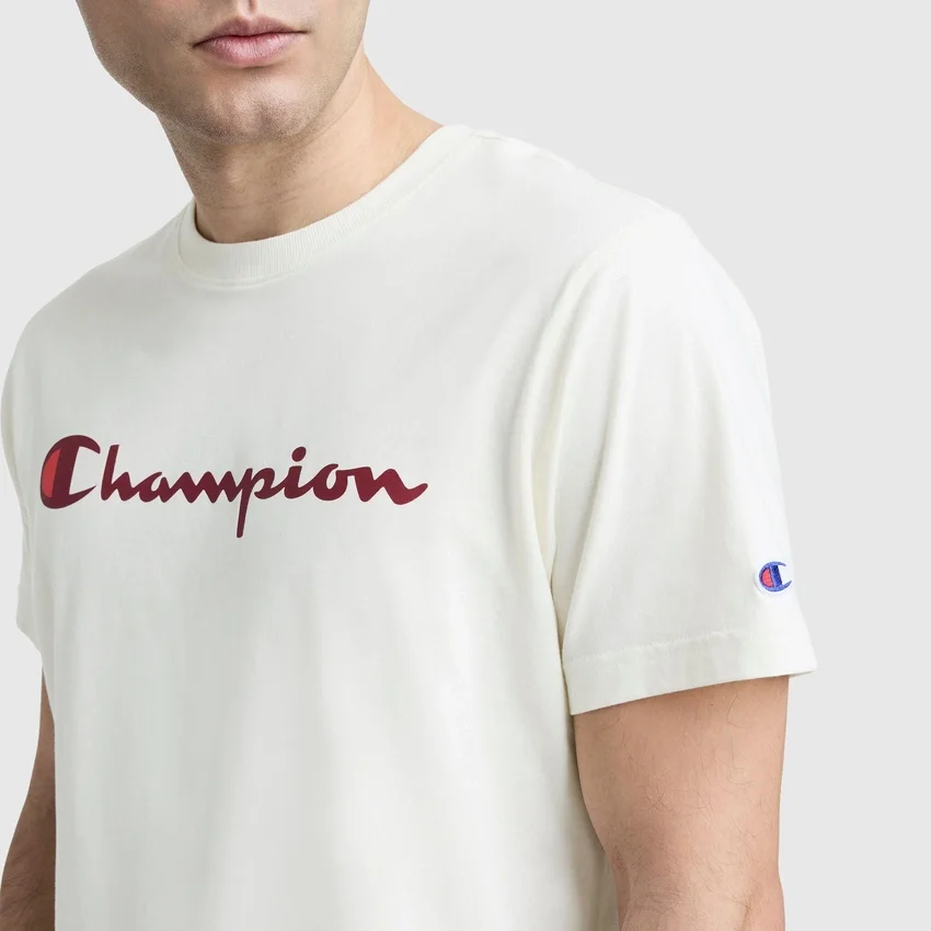 Klassisches T-Shirt mit Grafik, Script Logo
