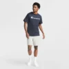 Klassisches T-Shirt mit Grafik, Script Logo