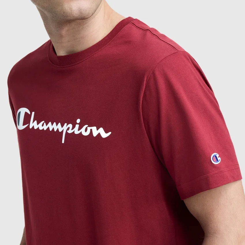 Klassisches T-Shirt mit Grafik, Script Logo