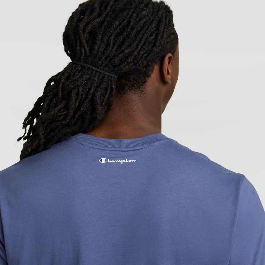 Klassisches T-Shirt mit Grafik, Script Logo