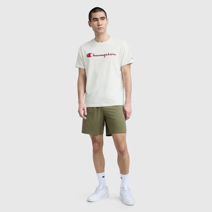 Klassisches T-Shirt mit Grafik, Script Logo