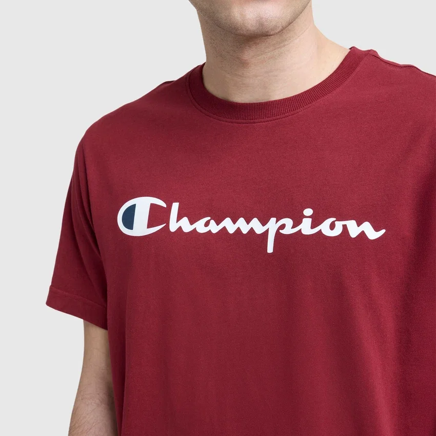 Klassisches T-Shirt mit Grafik, Script Logo