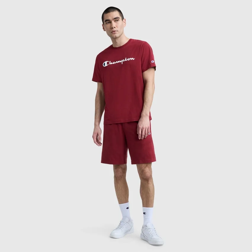Klassisches T-Shirt mit Grafik, Script Logo