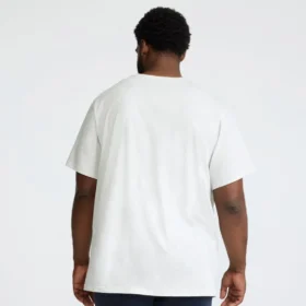 Klassisches T-Shirt mit Grafik, Script Logo – Big & Tall