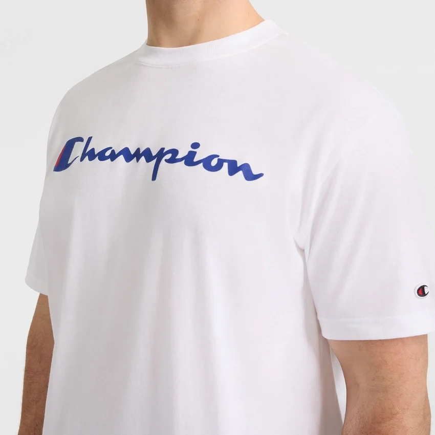Klassisches T-Shirt mit Grafik, Script Logo – Big & Tall