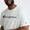 Klassisches T-Shirt mit Grafik, Script Logo – Big & Tall