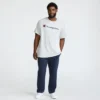 Klassisches T-Shirt mit Grafik, Script Logo – Big & Tall