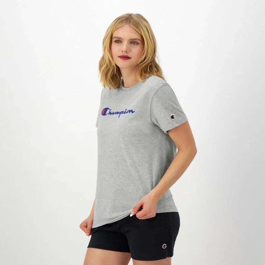 Klassisches T-Shirt, Script Logo