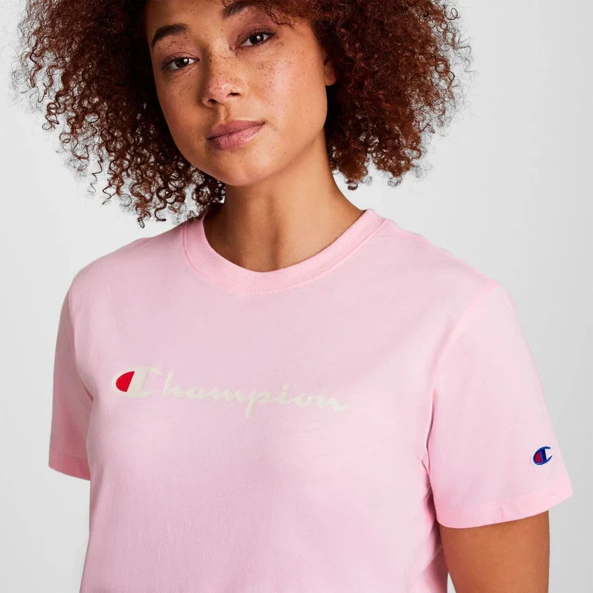 Klassisches T-Shirt, Script Logo