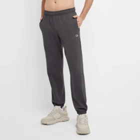 Leichte Lounge-Hose, geraffter Saum, C Logo