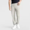 Leichte Lounge-Hose, geraffter Saum, C Logo