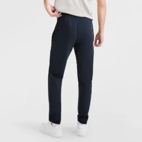 Leichte Lounge-Hose, geraffter Saum, C Logo