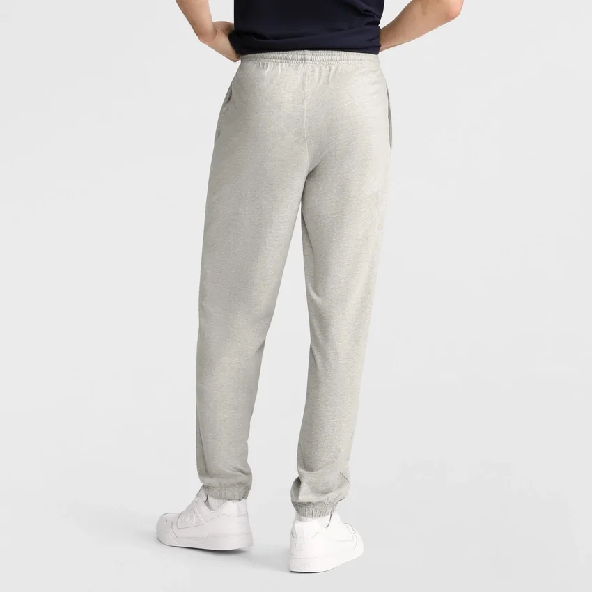 Leichte Lounge-Hose, geraffter Saum, C Logo